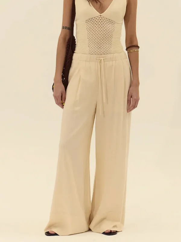 ANTIBES PANTS - BUTTER sold by OAK