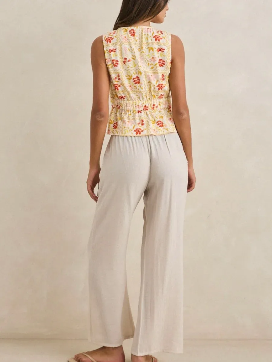 RHYTHM ARLIE BEACH PANT - IVORY sold by OAK product image thumbnail 2