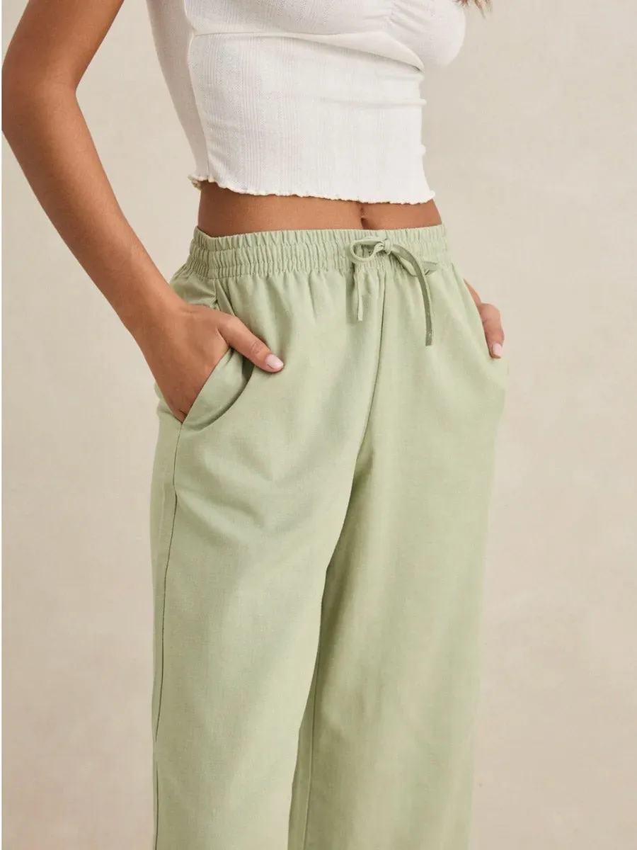 RHYTHM DOLLY BEACH PANT - PALM sold by OAK product image thumbnail 2