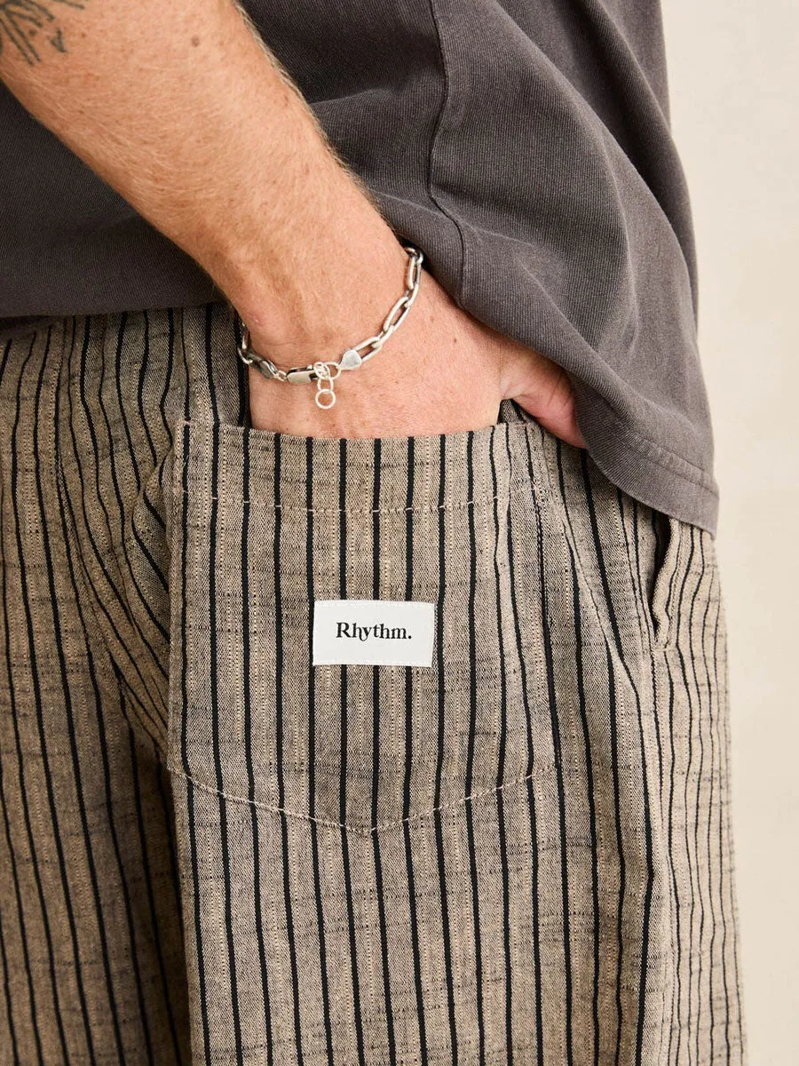 RHYTHM TEXTURE STRIPE JAM SHORT - NATURAL sold by OAK product image thumbnail 4