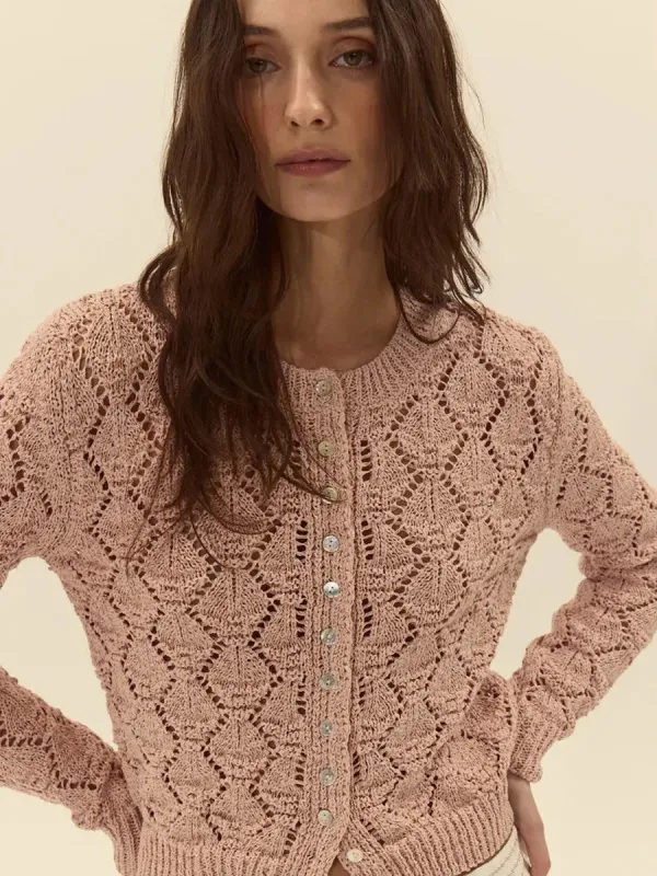 CERDENA CARDIGAN - PINK made by Dèluc