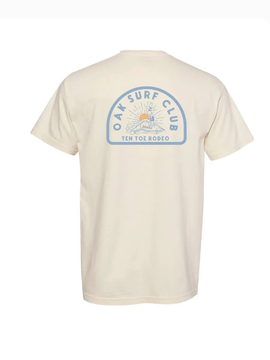 OAK SURF CLUB TEN TOE RODEO TEE - CREAM sold by OAK product image thumbnail 2