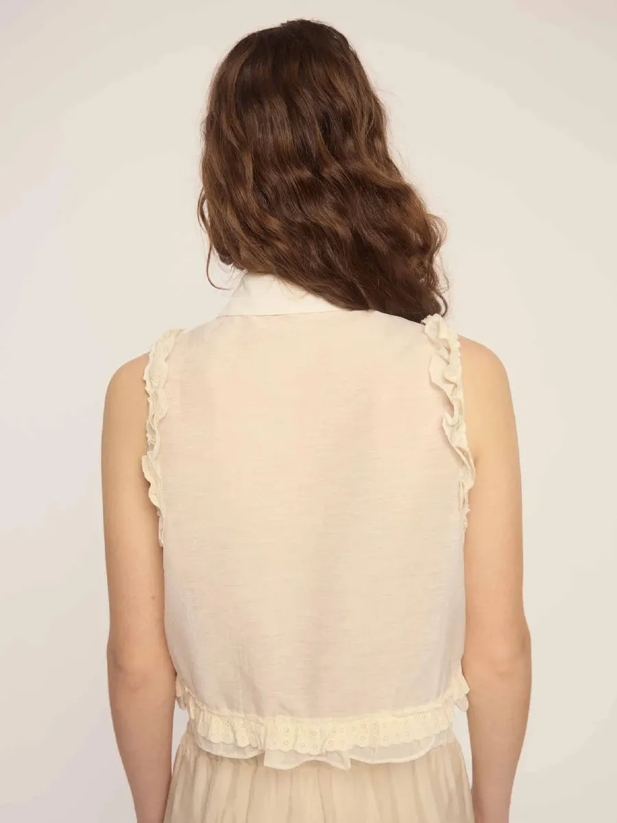 DELUC ALIKA BLOUSE - ECRU sold by OAK product image thumbnail 2