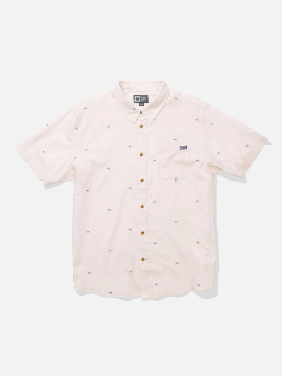 SALTY CREW CREW SHORT-SLEEVE BUTTON UP - NATURAL sold by OAK