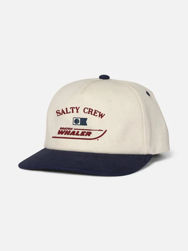SALTY CREW WHALER SNAPBACK - OFF WHITE made by Salty Crew