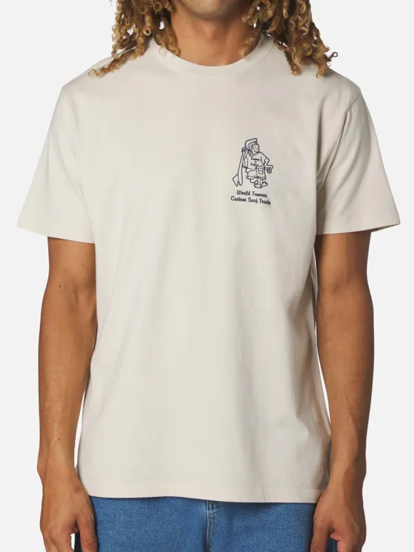 KATIN RAG TEE - VINTAGE WHITE made by Katin