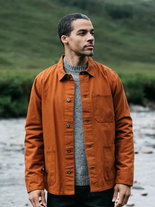 FINISTERRE BASSET FLANNEL LINED JACKET - SABLE sold by OAK