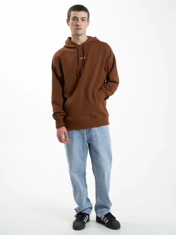 THRILLS MINIMAL SLOUCH PULL ON HOOD - CHESTNUT sold by OAK