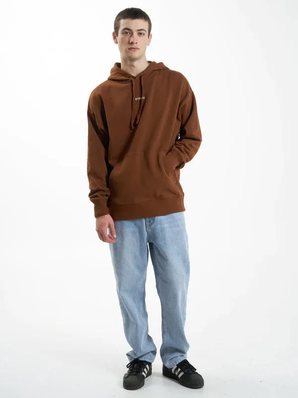 THRILLS MINIMAL SLOUCH PULL ON HOOD - CHESTNUT sold by OAK