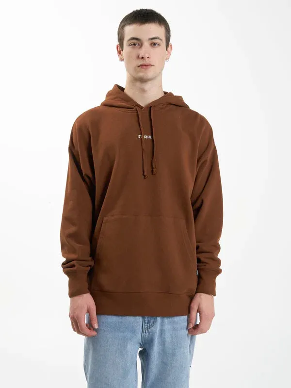 THRILLS MINIMAL SLOUCH PULL ON HOOD - CHESTNUT sold by OAK product image thumbnail 3