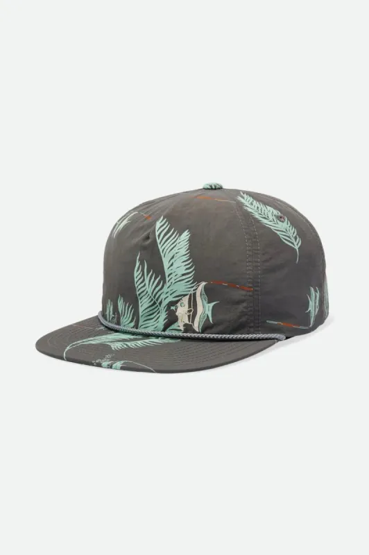 BRIXTON HENSHAW MP SNAPBACK - ALOHA BLACK made by OAK