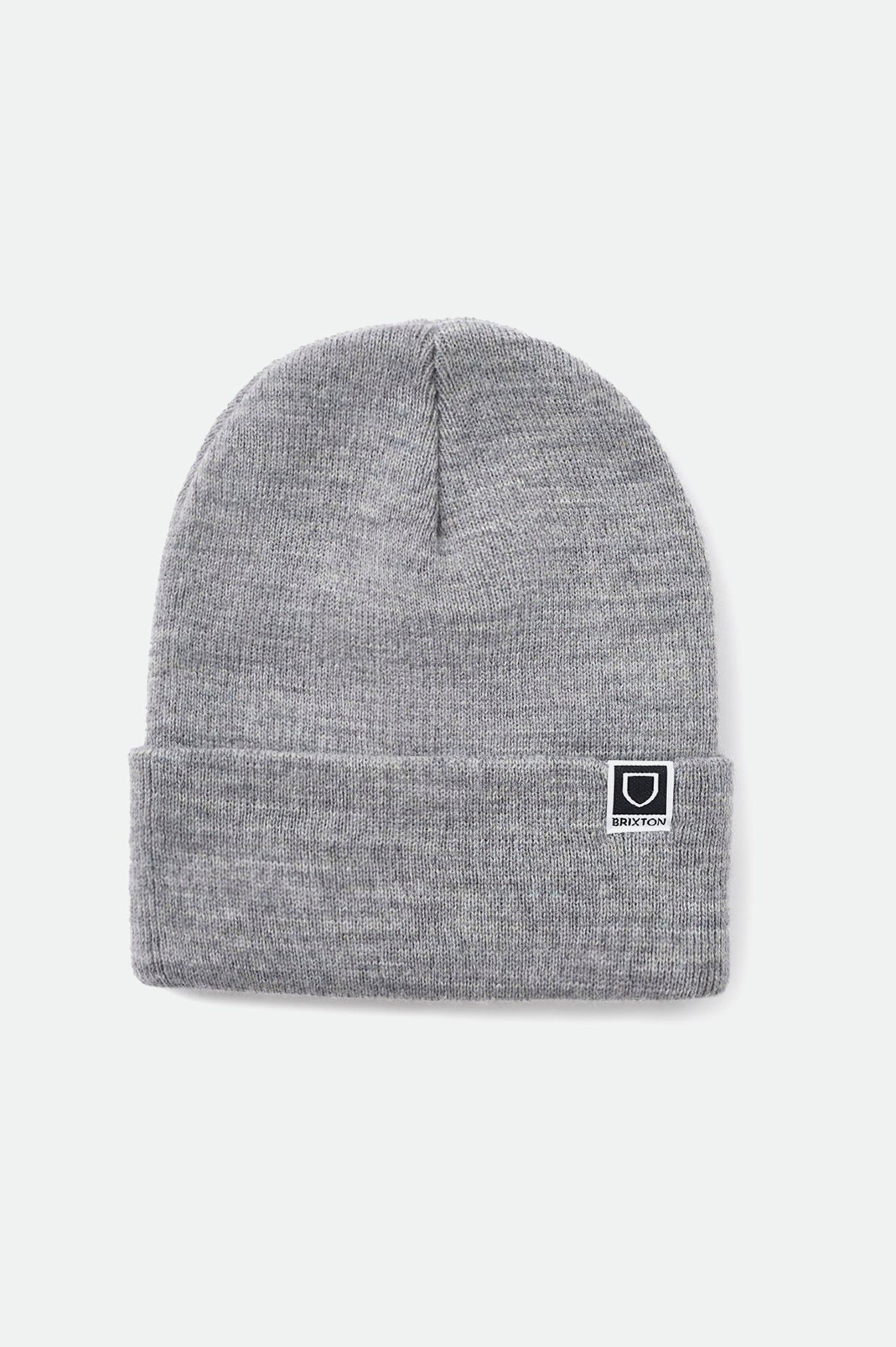 BRIXTON HARBOR BETA WATCH CAP BEANIE - LIGHT HEATHER GREY sold by OAK