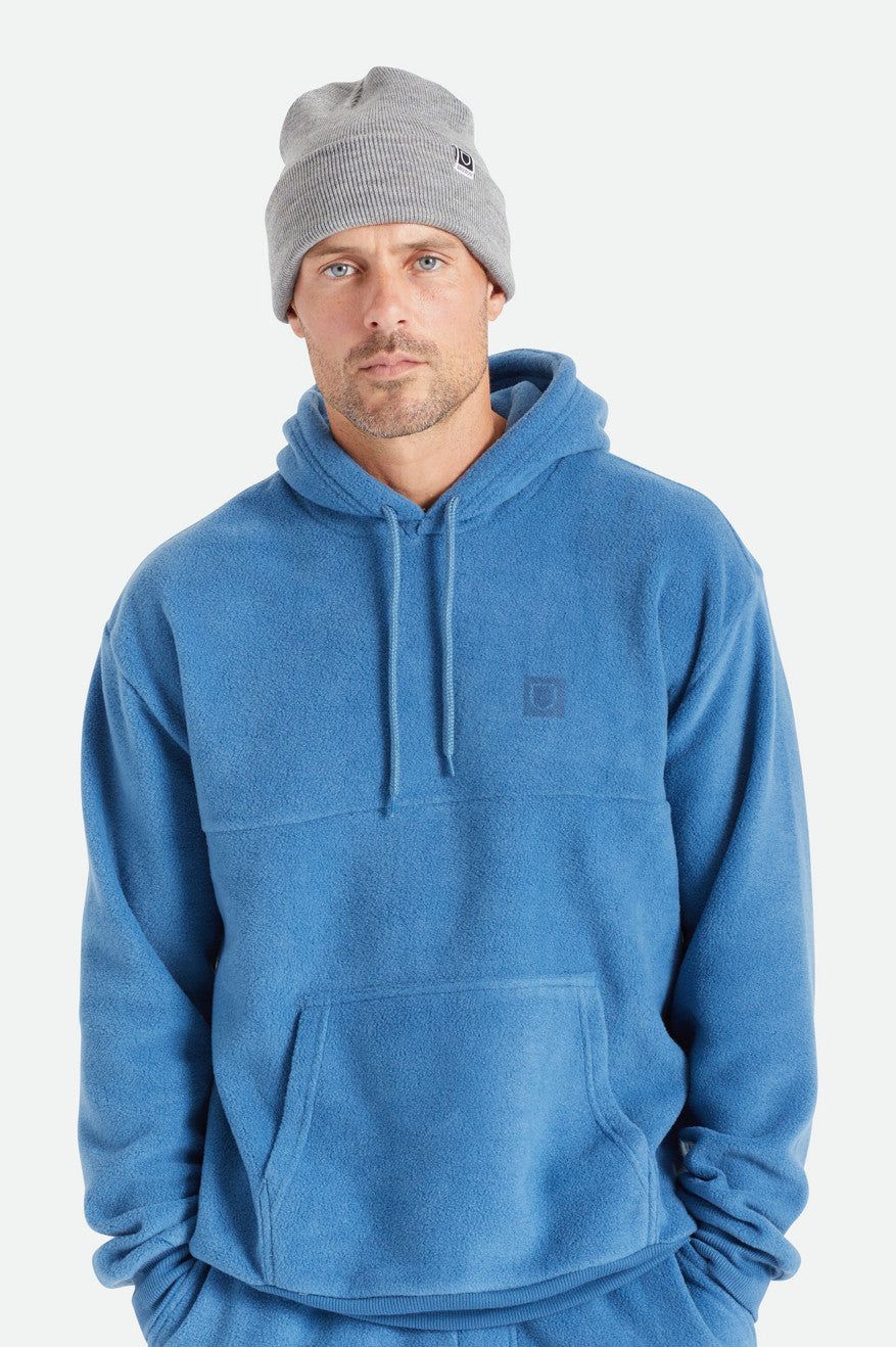 BRIXTON HARBOR BETA WATCH CAP BEANIE - LIGHT HEATHER GREY sold by OAK product image thumbnail 2