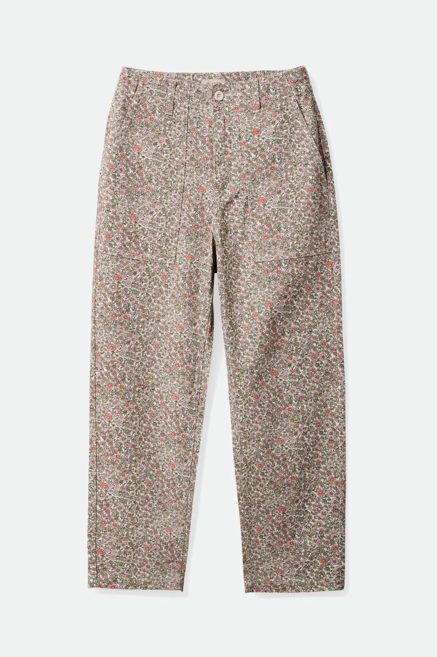 BRIXTON VANCOUVER PANT - WHITE FLORAL sold by OAK product image thumbnail 4