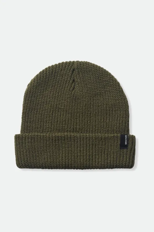 BRIXTON HEIST BEANIE - MILITARY OLIVE sold by OAK