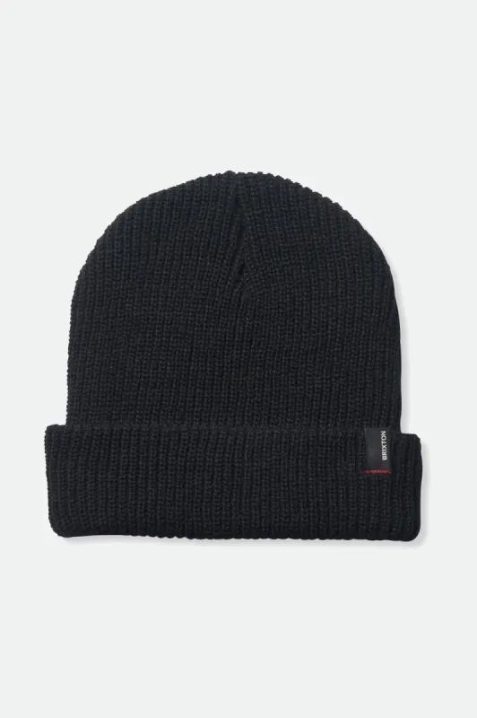 BRIXTON HEIST BEANIE - BLACK sold by OAK