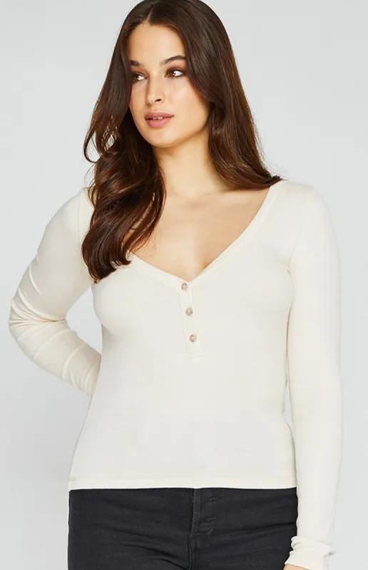 GENTLE FAWN TIANA SHIRT - CREAM sold by OAK