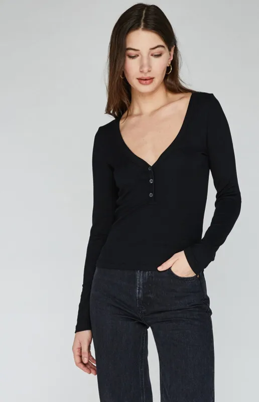 GENTLE FAWN TIANA SHIRT - BLACK sold by OAK