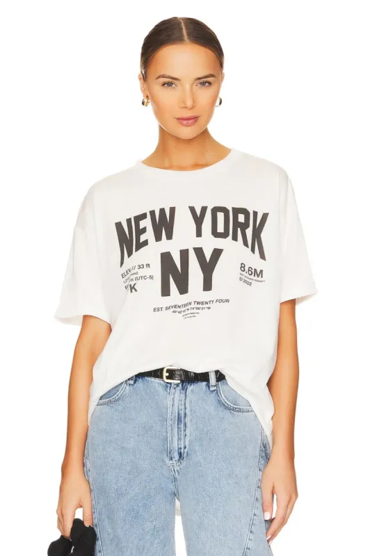 THE LAUNDRY ROOM - WELCOME TO NEW YORK OVERSIZED TEE sold by OAK
