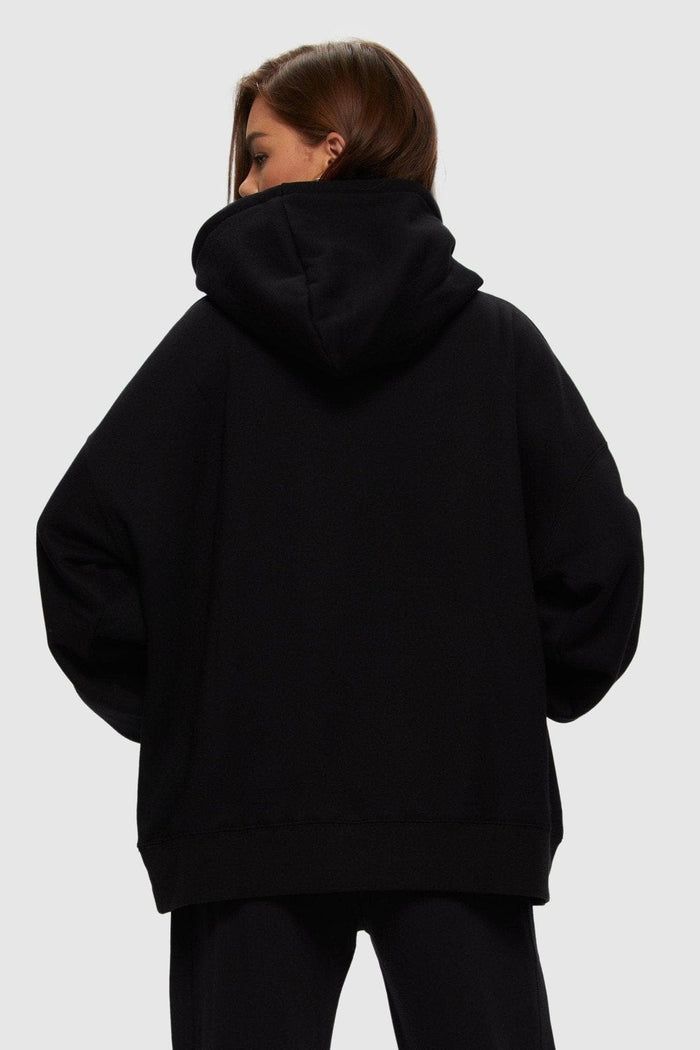 KUWALLA OVERSIZED BOYFRIEND HOODIE - BLACK sold by OAK product image thumbnail 4