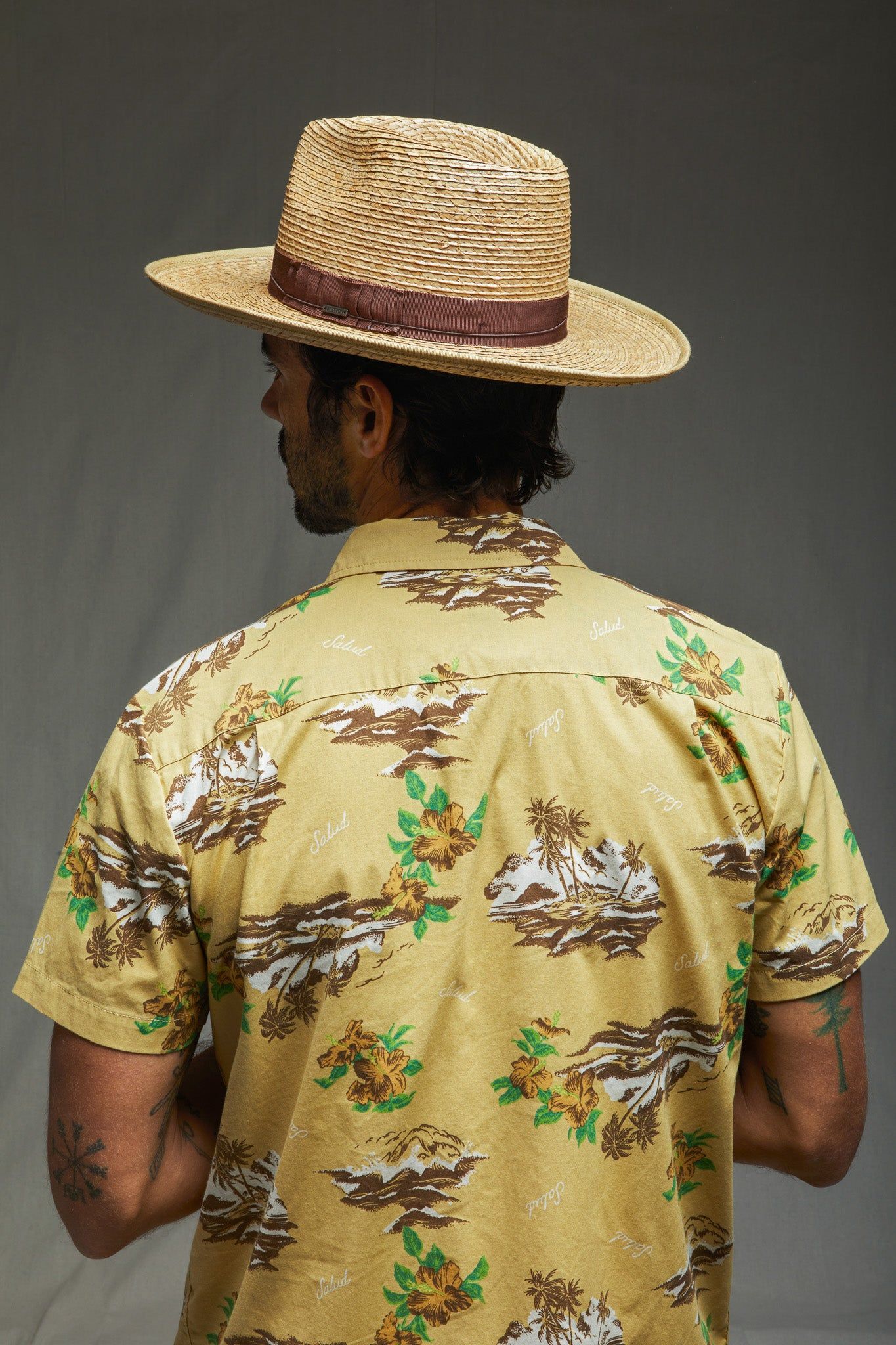 BRIXTON CHARTER PRINT S/S WVN - STAW/PARADISE sold by OAK product image thumbnail 3