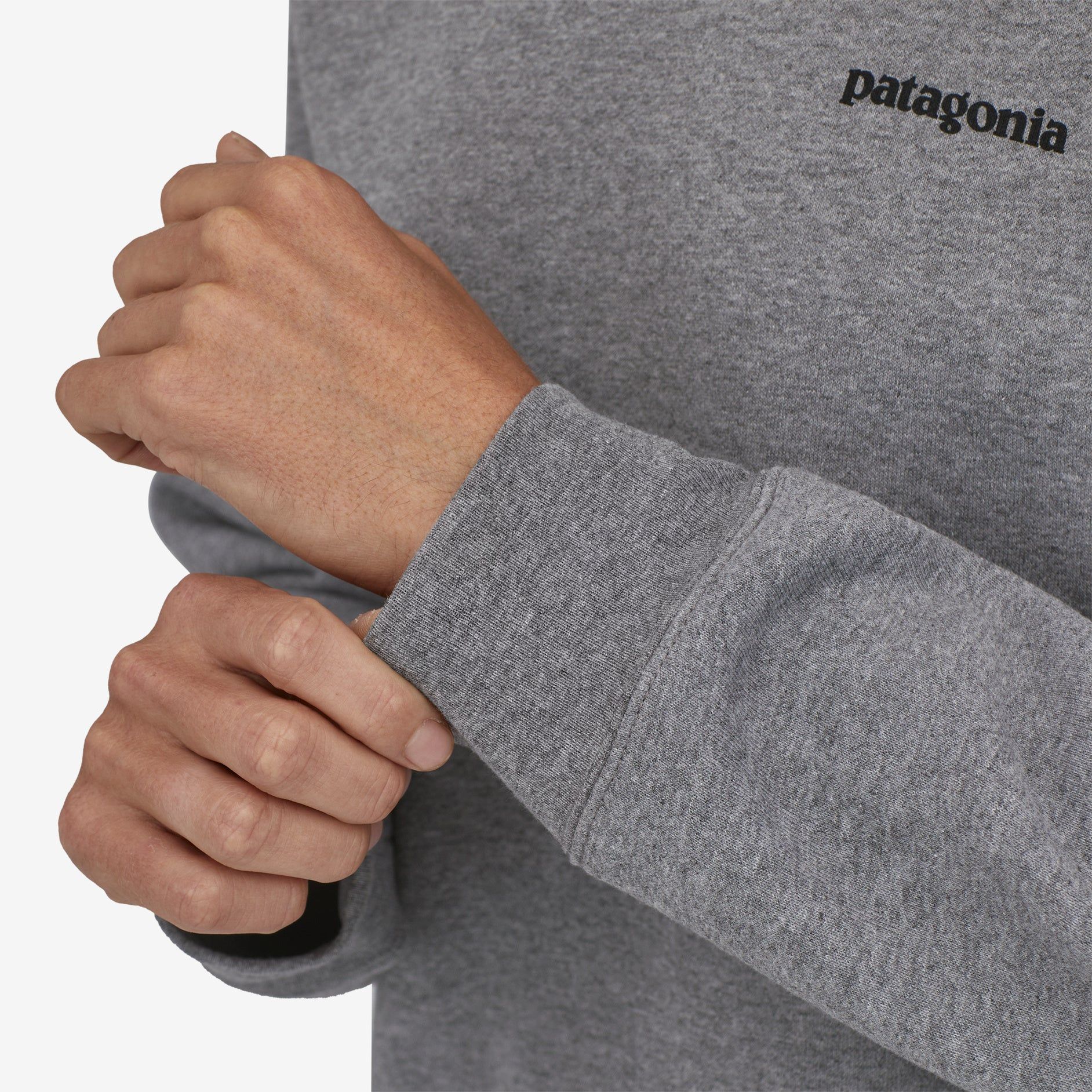 PATAGONIA P-6 UPRISAL CREW SWEATSHIRT - GRAVEL HEATHER sold by OAK product image thumbnail 3