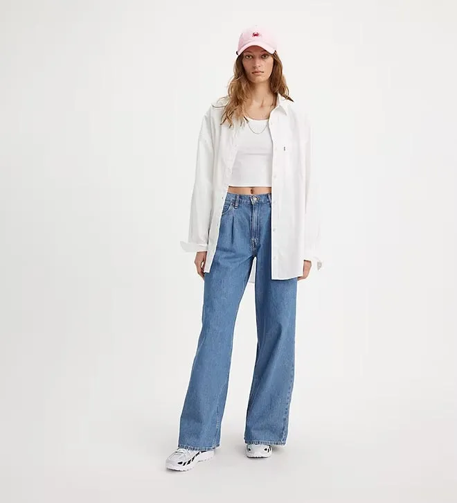 LEVI'S BAGGY DAD WIDE LEG JEAN - CAUSE AND EFFECT sold by OAK