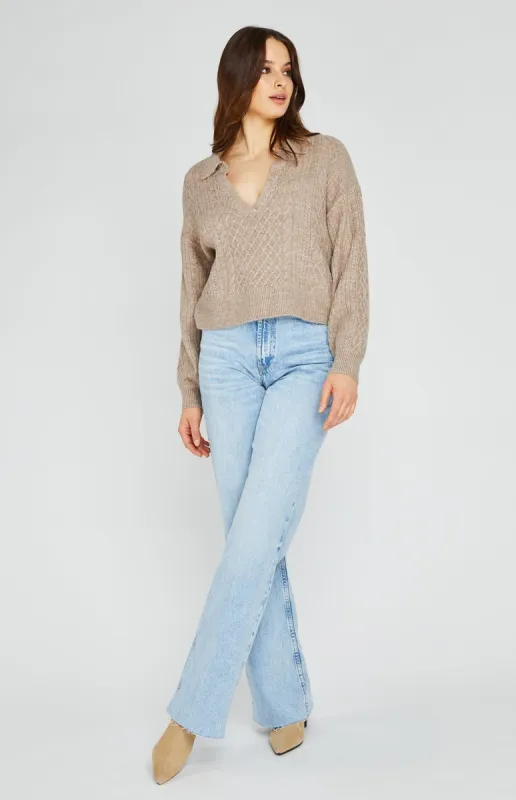 GENTLE FAWN NAPA PULLOVER - HEATHER TAUPE sold by OAK