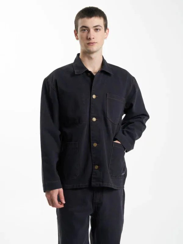 THRILLS WORK SHOP JACKET - MIDNIGHT BLUE sold by OAK