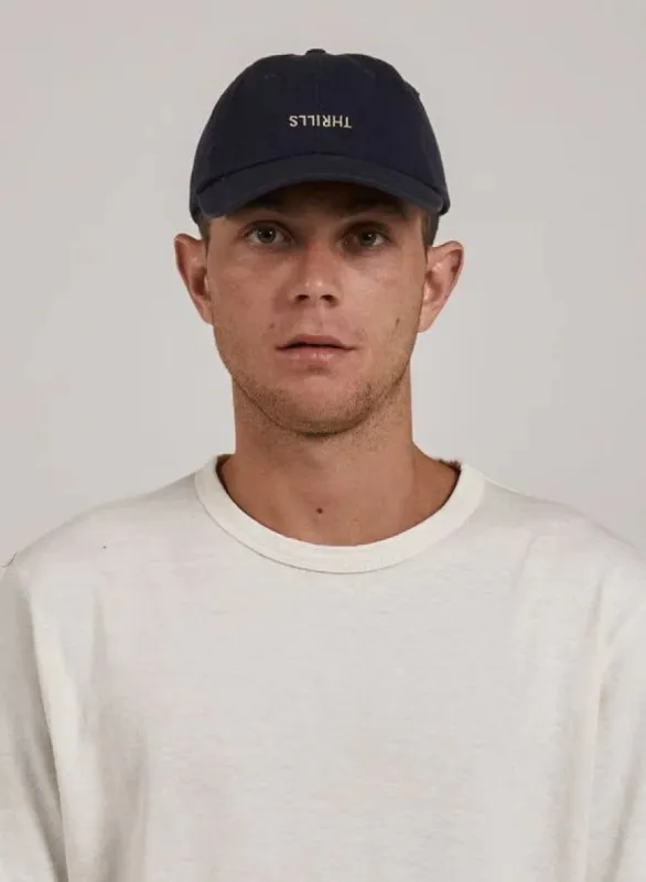 THRILLS MINIMAL 6 PANEL CAP - STATION NAVY sold by OAK