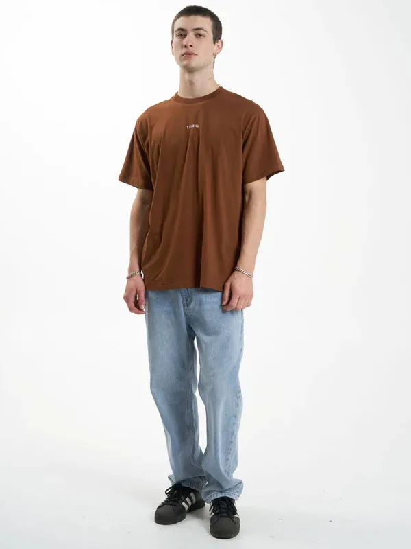 THRILLS MINIMAL THRILLS MERCH FIT TEE - CHESTNUT sold by OAK product image thumbnail 5