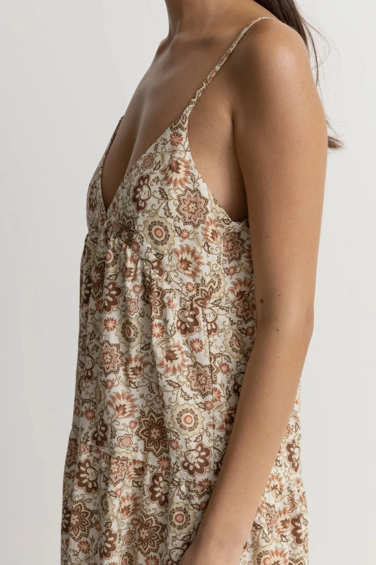 RHYTHM RAYA PAISLEY TIERED MIDI DRESS - NATURAL sold by OAK product image thumbnail 2