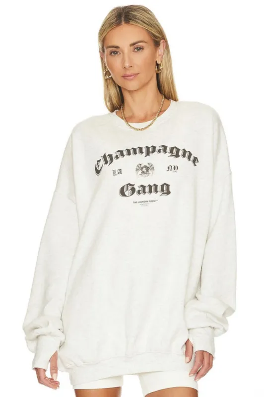 THE LAUNDRY ROOM - CHAMPAGNE GANG JUMPER sold by OAK