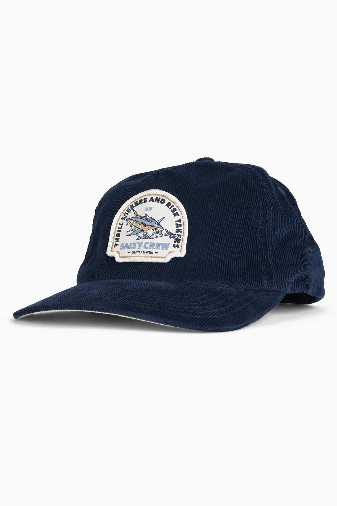 SALTY CREW CHASER CORD 5 PANEL - DARK SLATE sold by OAK