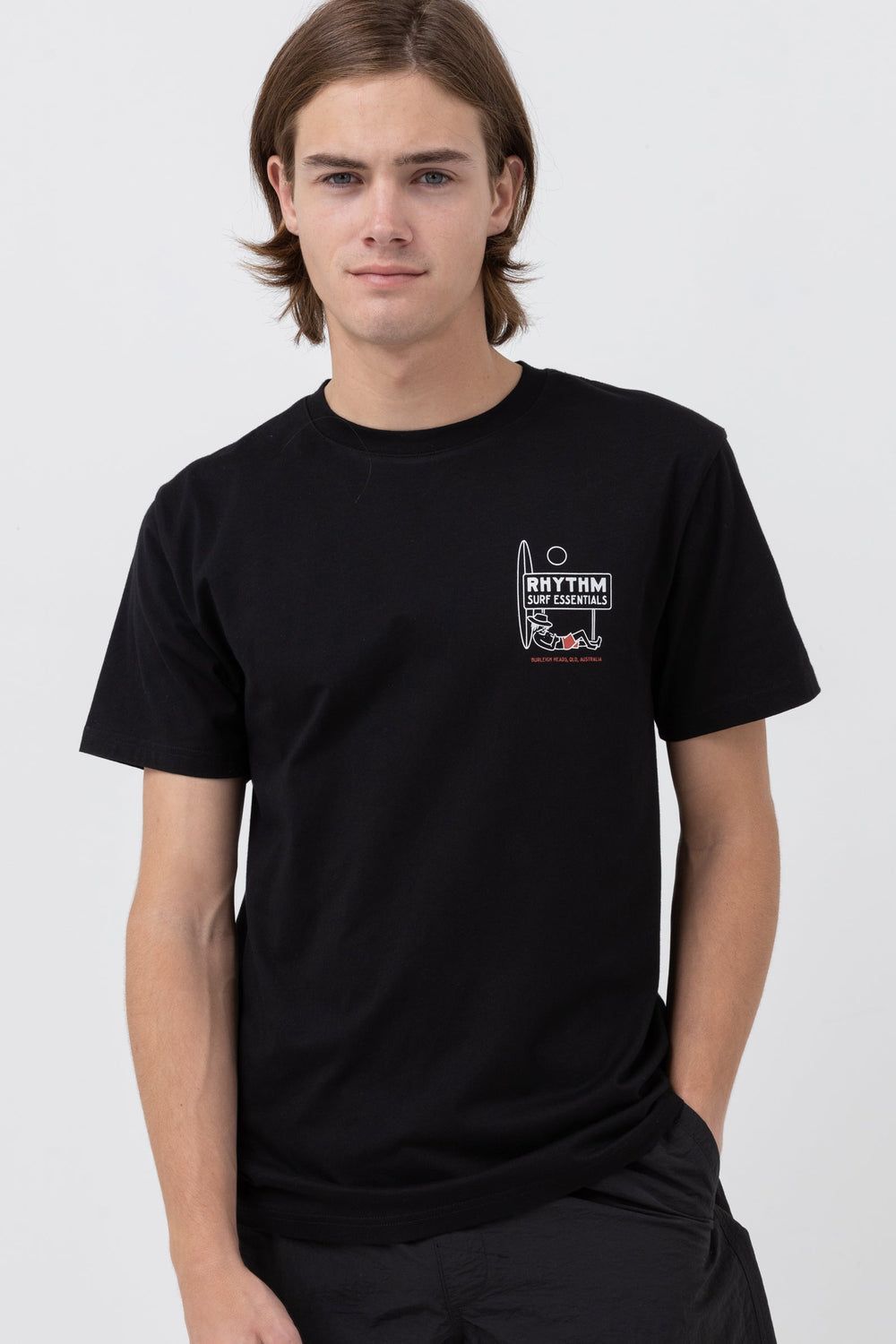 RHYTHM WANDERER SS T-SHIRT - BLACK sold by OAK product image thumbnail 2