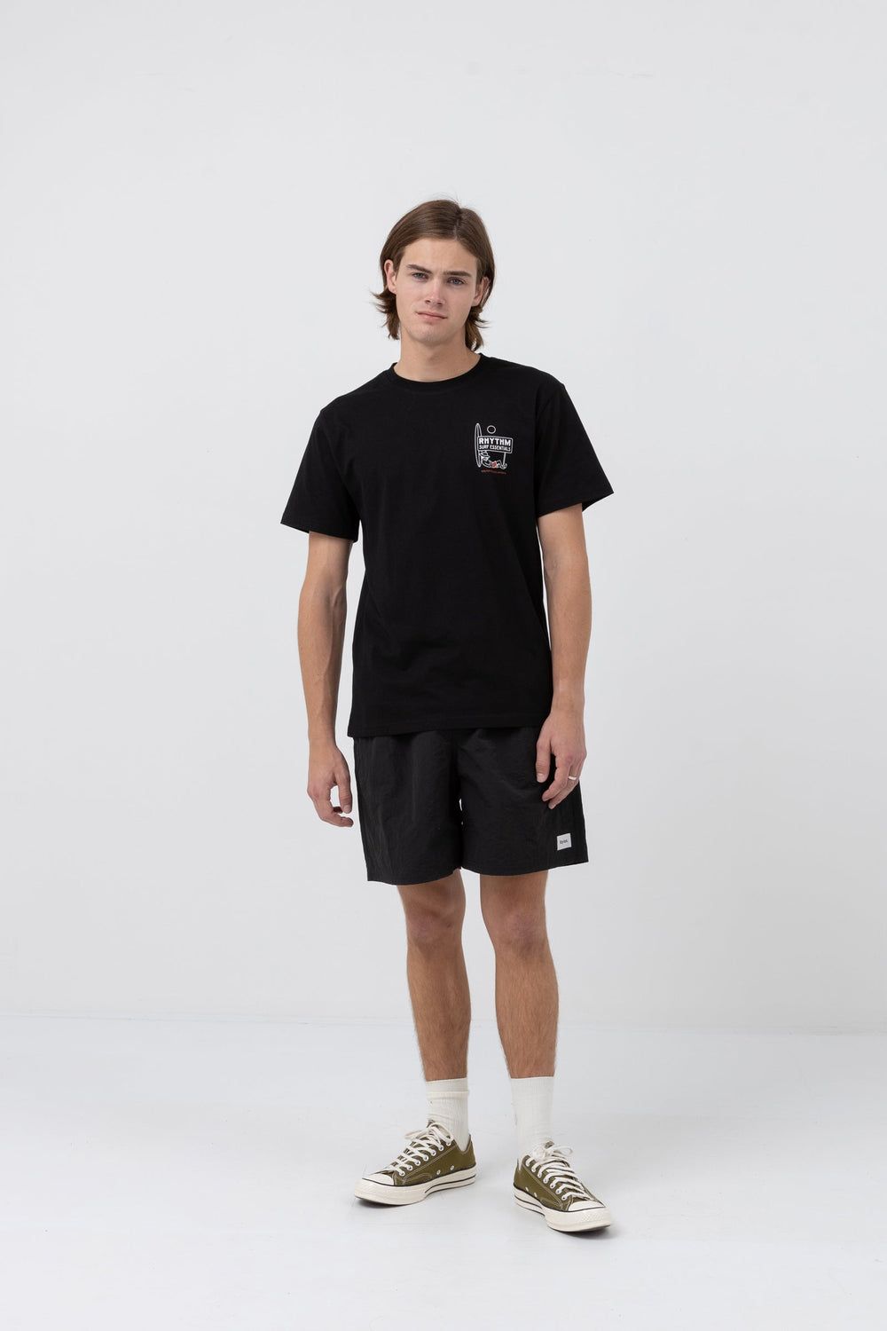 RHYTHM WANDERER SS T-SHIRT - BLACK sold by OAK