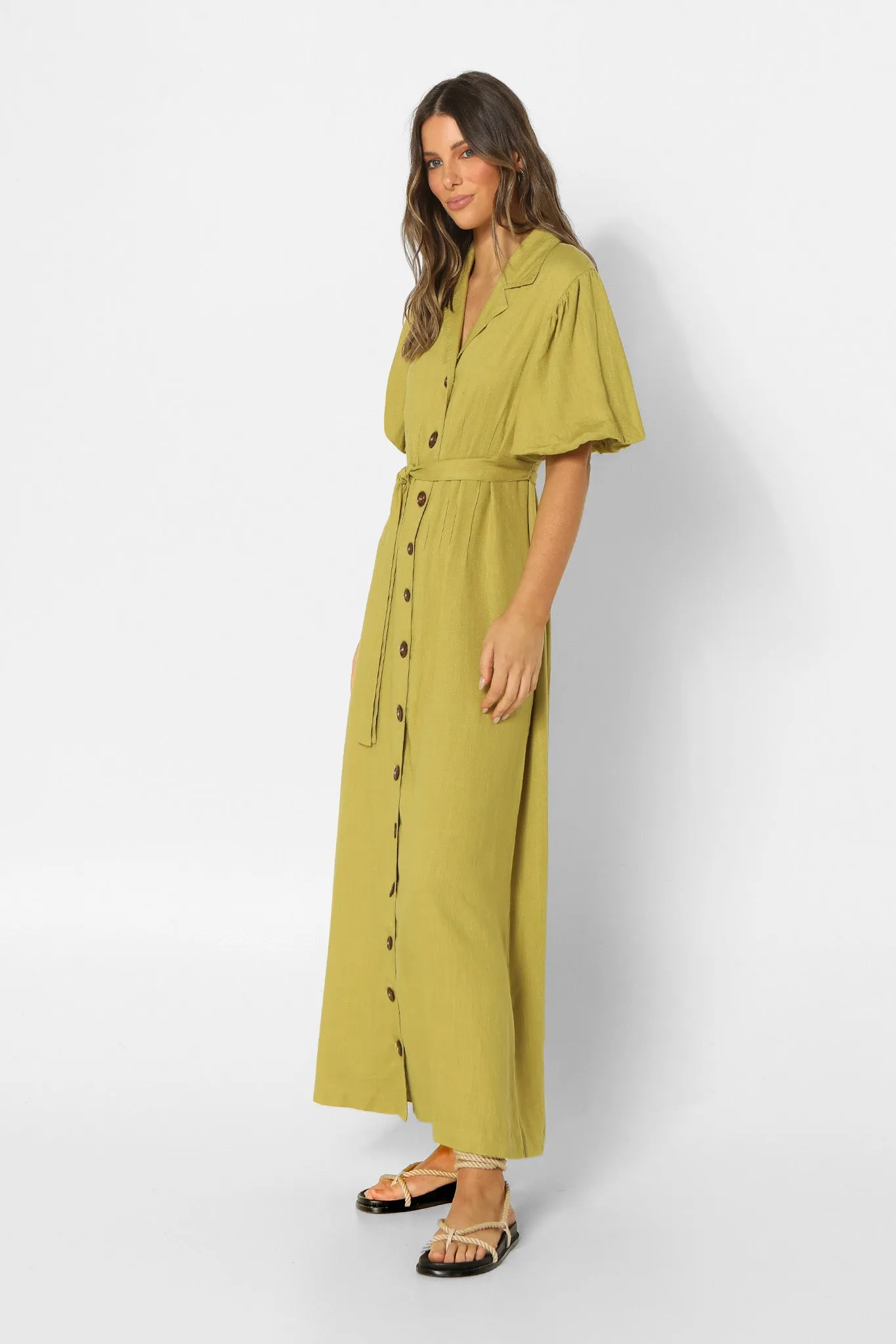 LOST IN LUNAR ELIA MAXI DRESS - KIWI sold by OAK product image thumbnail 4