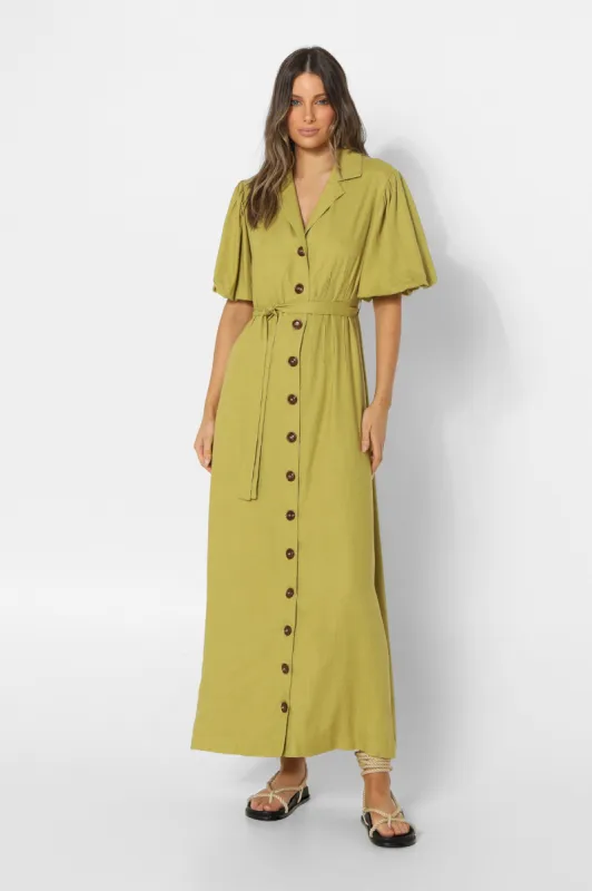 LOST IN LUNAR ELIA MAXI DRESS - KIWI sold by OAK