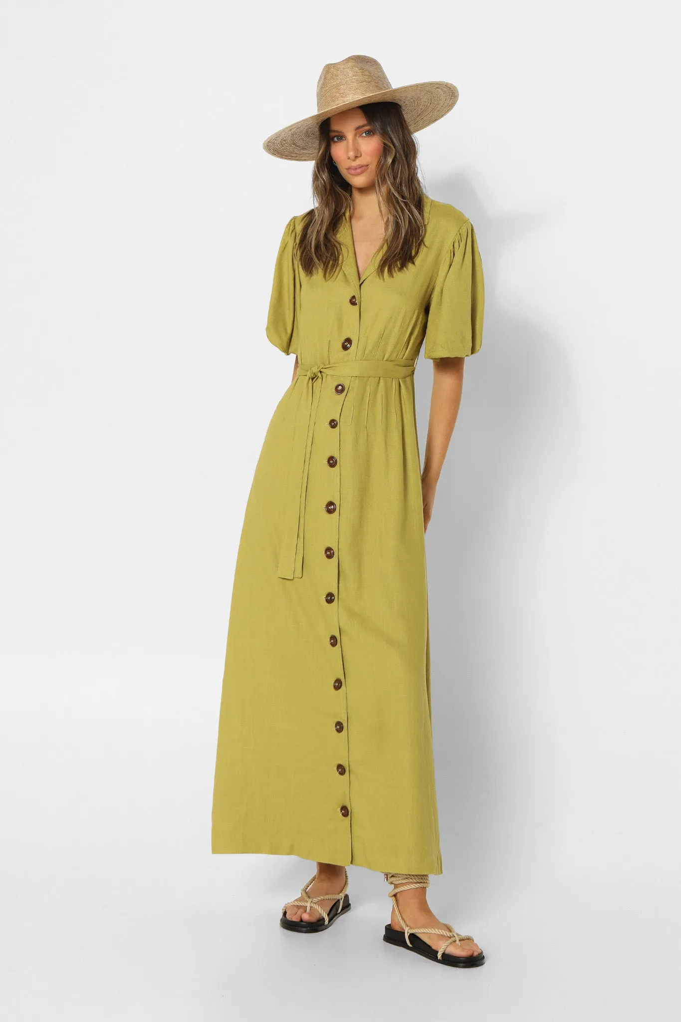 LOST IN LUNAR ELIA MAXI DRESS - KIWI sold by OAK product image thumbnail 5