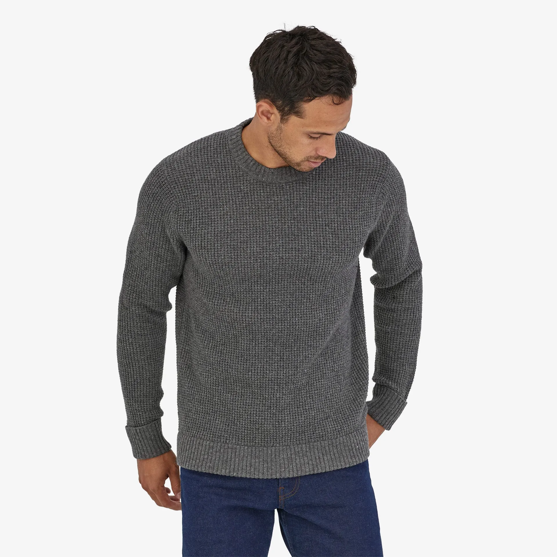 PATAGONIA MENS RECYCLED WOOL-BLEND SWEATER sold by OAK
