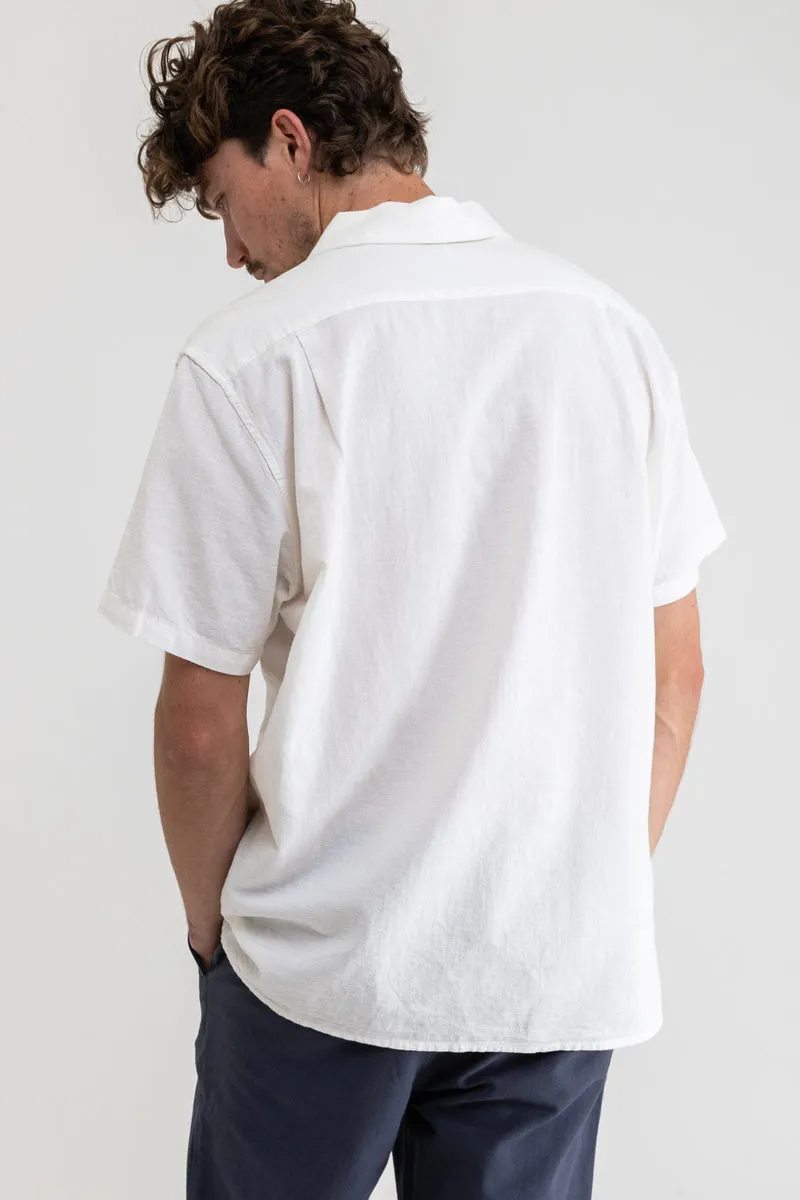 RHYTHM CLASSIC LINEN SS SHIRT - VINTAGE WHITE sold by OAK product image thumbnail 2