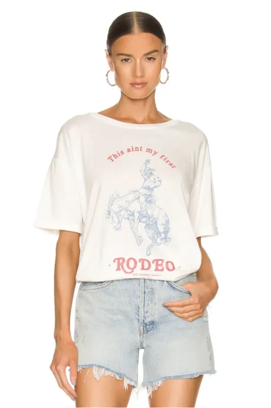 THE LAUNDRY ROOM - FIRST RODEO OVERSIZED TEE made by OAK