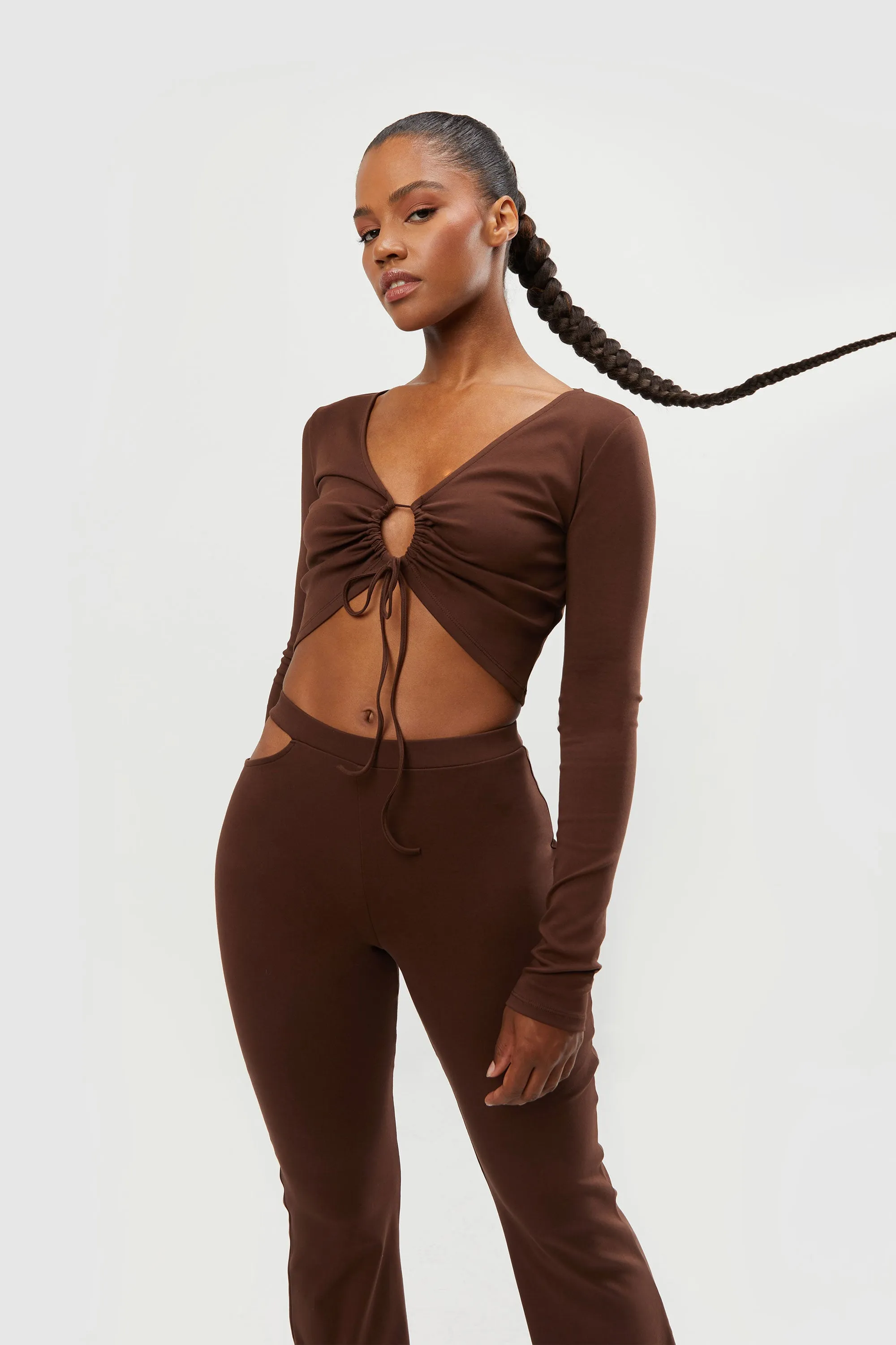 OPEN FRONT TOP WITH TIES sold by OAK AND FORT