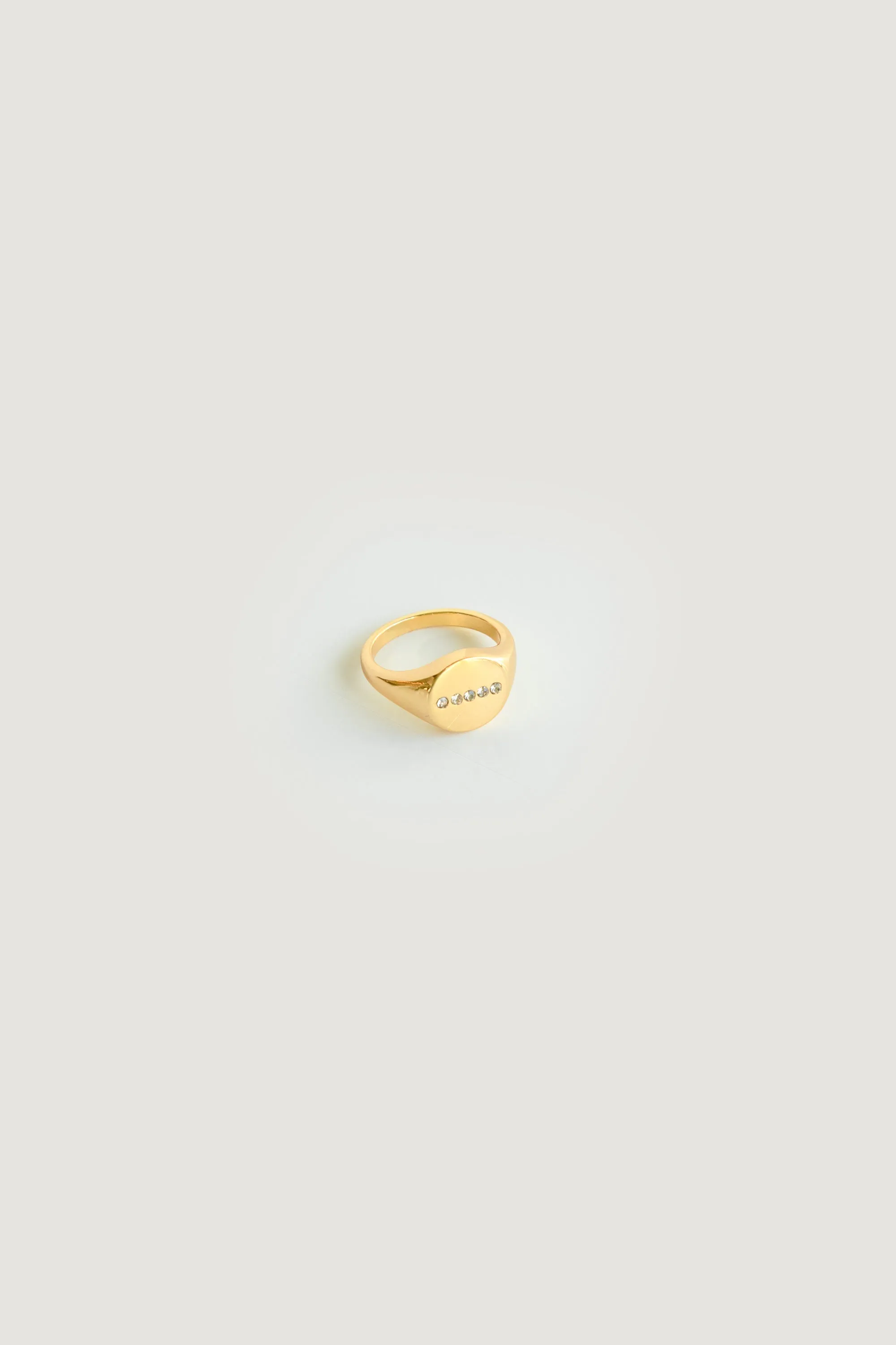 ZIRCONIA SIGNET RING sold by OAK AND FORT product image thumbnail 2