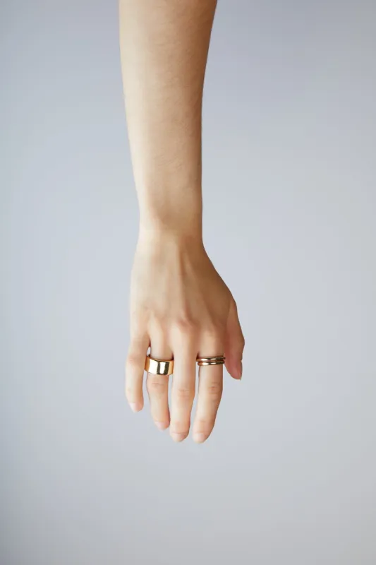THICK BAND RING sold by OAK AND FORT