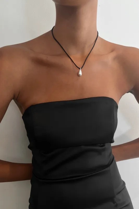 CORD NECKLACE WITH BUBBLE DROP sold by OAK AND FORT