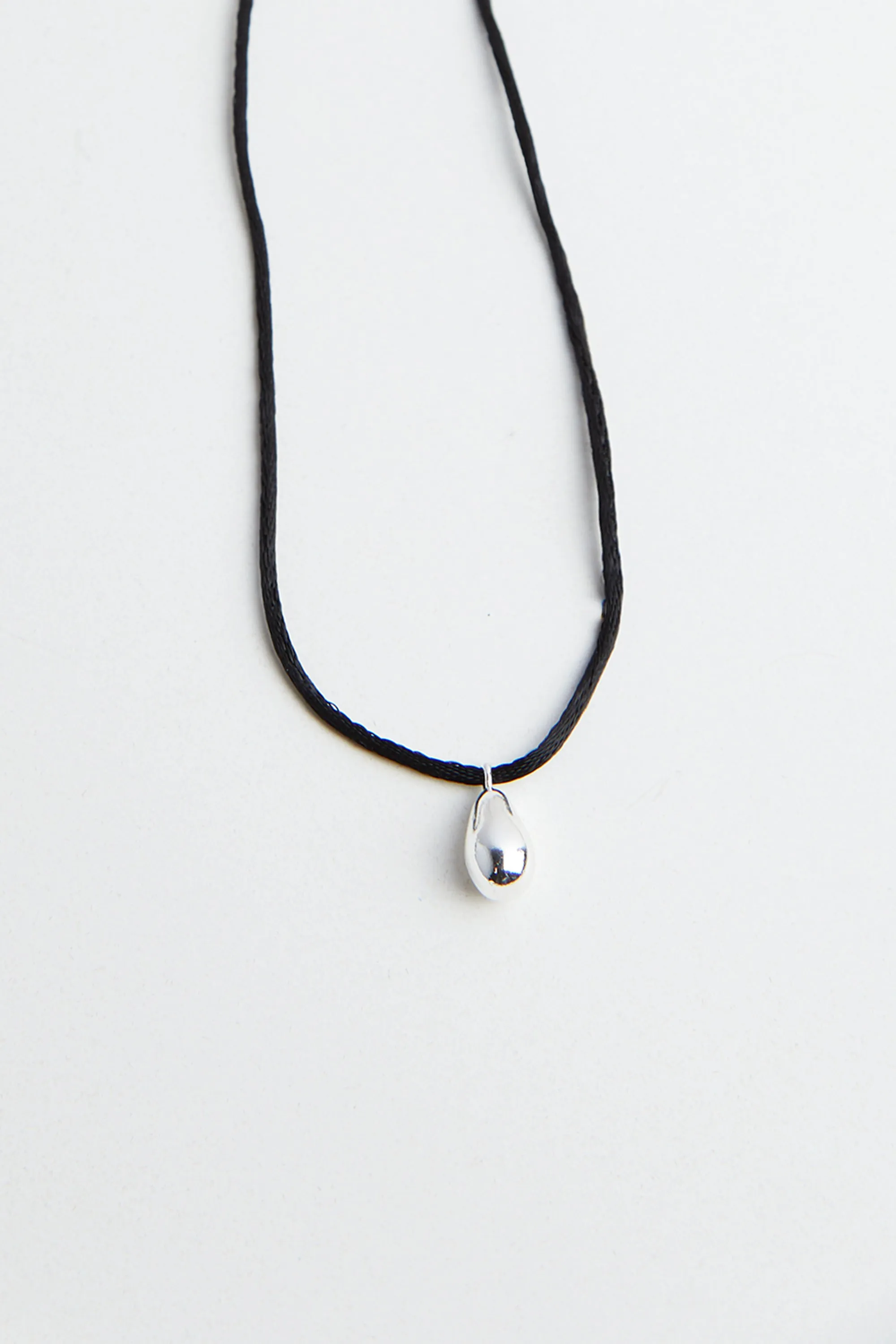 CORD NECKLACE WITH BUBBLE DROP sold by OAK AND FORT product image thumbnail 3