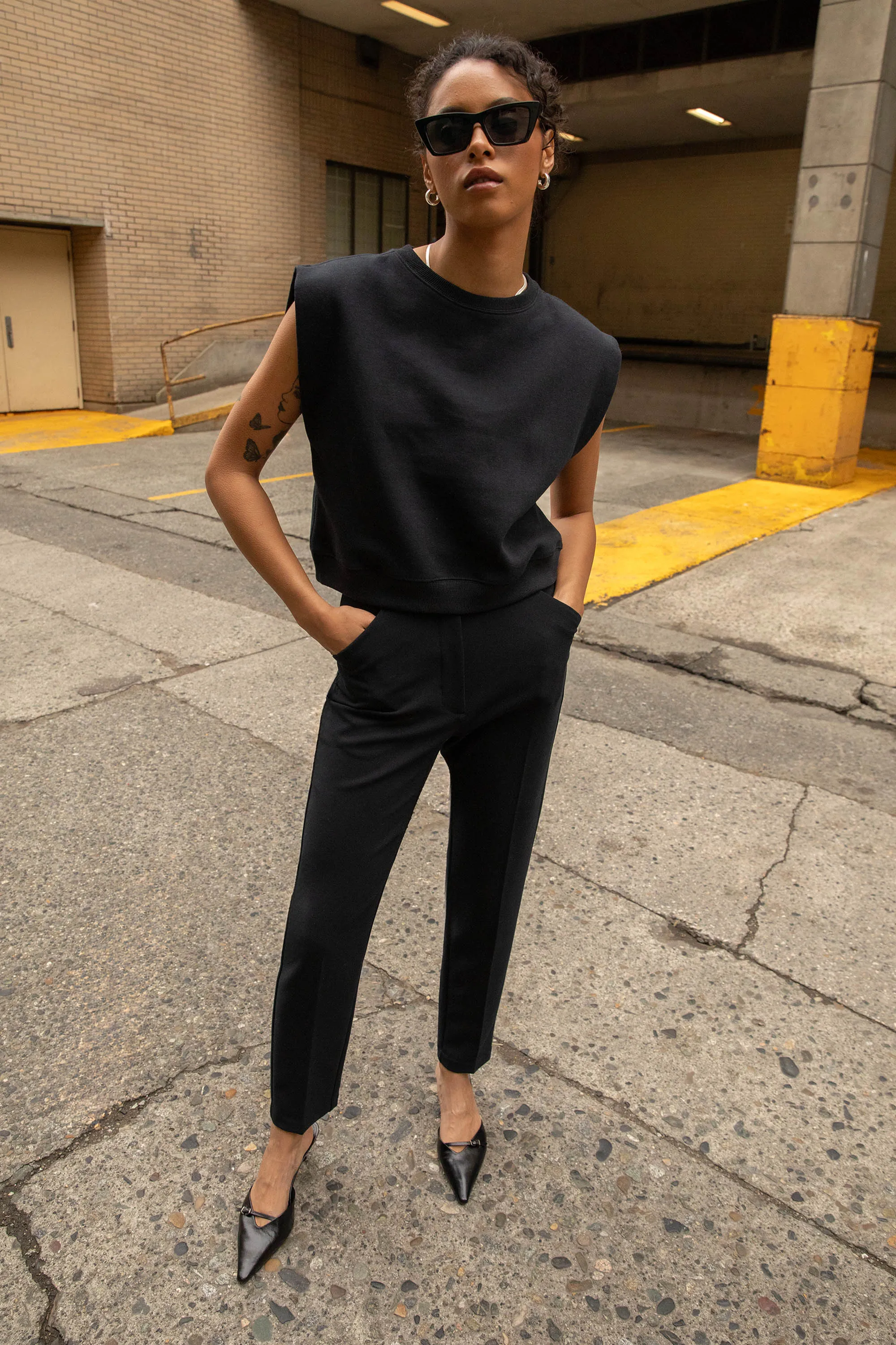 SLIM FIT TAPERED LEG TROUSER sold by OAK AND FORT