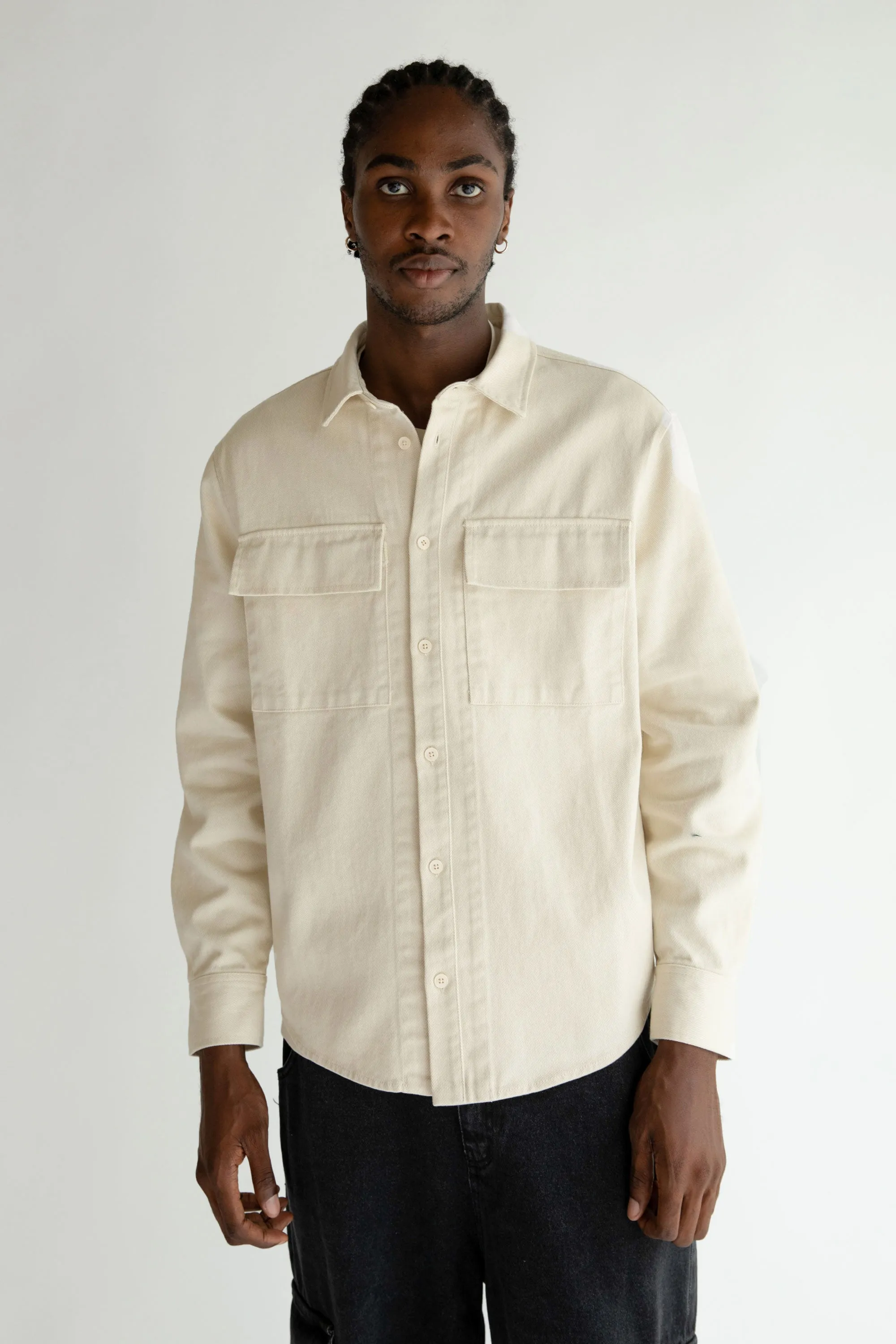 COTTON TWILL SHIRT sold by OAK AND FORT product image thumbnail 4