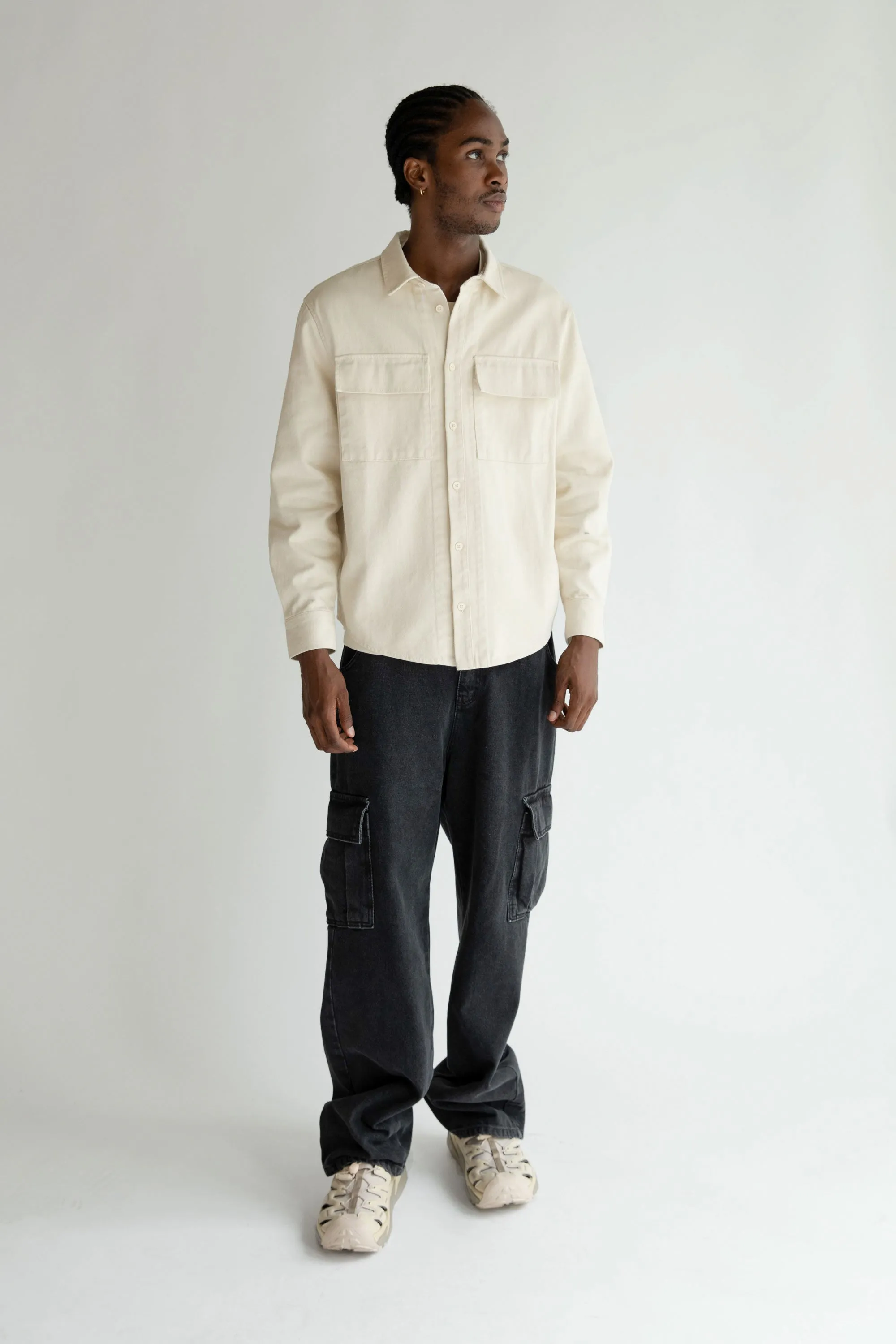 COTTON TWILL SHIRT sold by OAK AND FORT